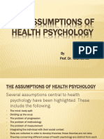 Health Psychology Assumptions