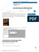 Remover Contraseña de Proyecto VBA de Excel 