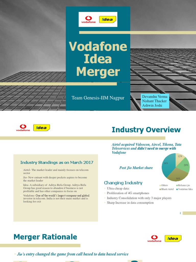 research paper on idea vodafone merger