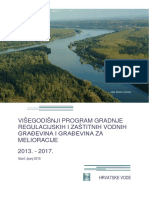 Visegodisnji Program Gradnje Regulacijskih I Zastitnih Vodnih Gradevina I Gradevina Za Melioracije Nacrt Lipanj 2015