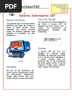 Boletim Informativo de CEF
