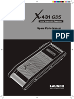 X-431 GDS English Spare Parts Manual