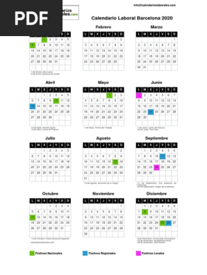 El Calendario Laboral De 2020 Casi No Tiene Puentes Pero Si Fines