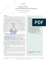 Dry Eye Disease: Pathophysiology, Classification, and Diagnosis