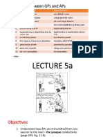 Neurobiology Lectures 5-6