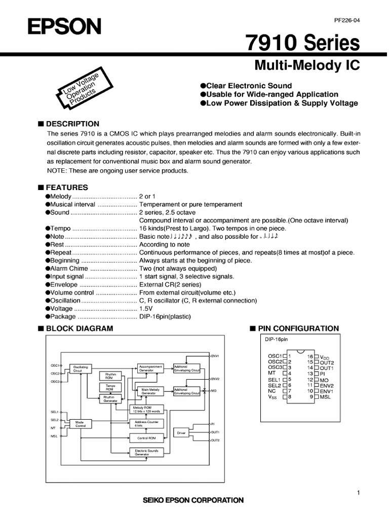 7910 Melody Generator