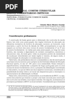 BASE NACIONAL COMUM CURRICULAR (BNCC)