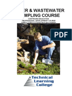 Water &wastewater Sampling Course