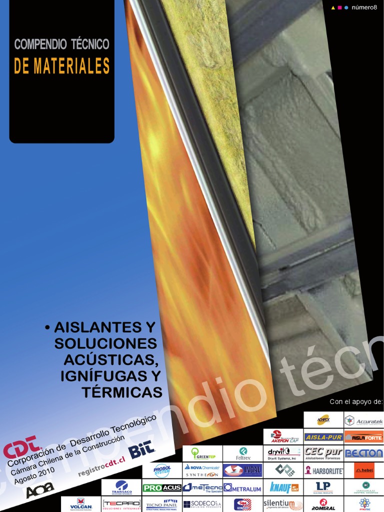 08 Compendio Aislantes y Soluciones Acusticas Ignifugas y Termicas, PDF, Aislamiento térmico