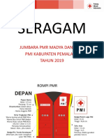 Seragam PMR Madya dan Wira PMI Kabupaten Pemalang Tahun 2019