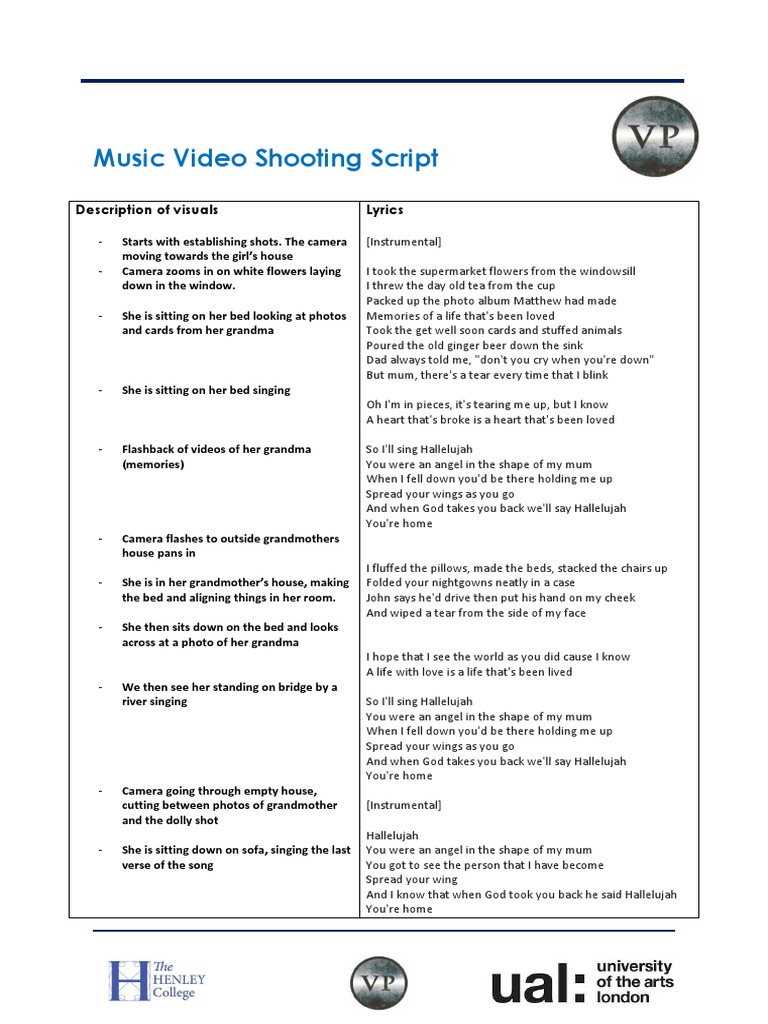 Shooting Script | PDF | Entertainment (General)