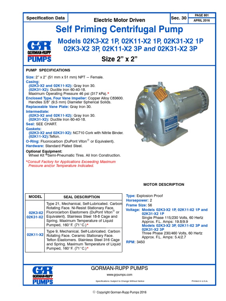 Self PrimingCentrifugal Pump PDF | PDF | Pump | Steel