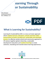 Liam Cahill - Learning For Sustainability