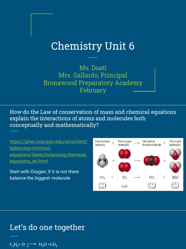 Chemistry Unit 6 PDF Molecules Chemistry