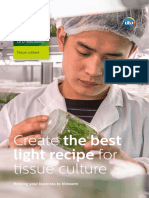 The Best Light Recipe For: Create Tissue Culture