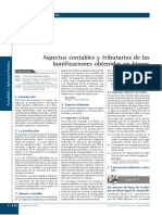 Aspectos Contables y Tributarios de Las Bonificaciones Obtenidas en PDF