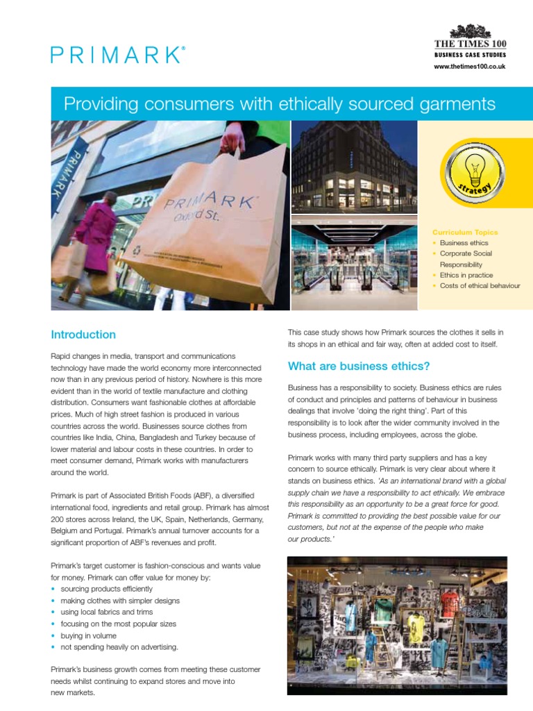 Primark 15 Full | PDF | Corporate Social Responsibility | Employment