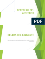 Derechos Del Acreedor