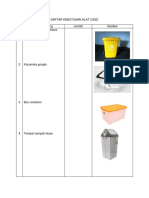 Daftar Kebutuhan Alat CSSD DG Gambar