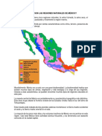 Cuáles Son Las Regiones Naturales de México