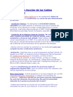 Calculo de La Sección de Los Cables Conductores