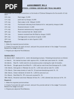Journal Entries Practice with Solutions | PDF | Cheque | Payments