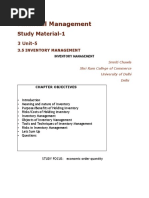 Financial Management Inventory