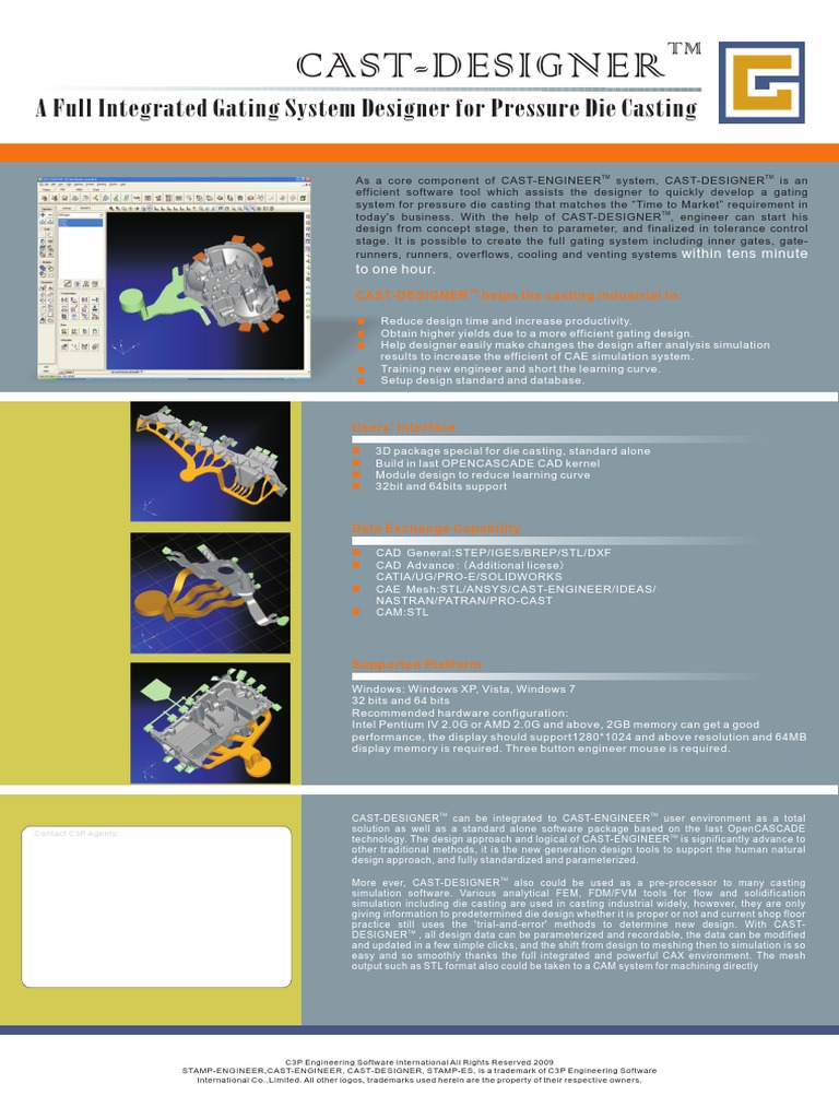 Cast Designer Folder | PDF | Computer Aided Design | Simulation