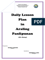 Daily Lesson Plan in Araling Panlipunan: (G7-Daisy)