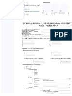 Form Pemeriksaan Kesehatan Haji Di Puskesmas