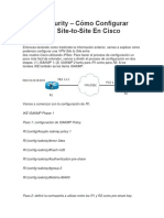 Configuración de VPN Site To Site en Router Cisco (Ipsec)