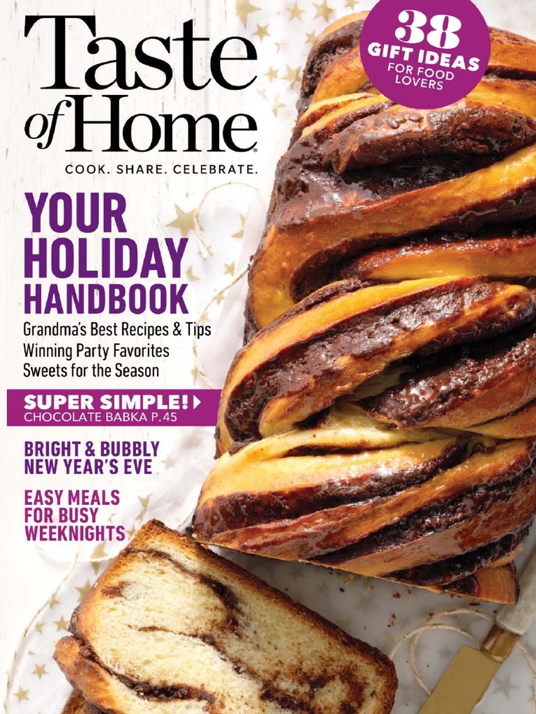Taste Of Home Dcember 2019 January 2020
