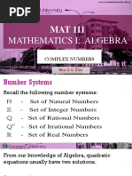 Mat111 Complex