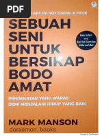 Sebuah Seni Untuk Bersikap Bodo Amat - Mark Manson PDF