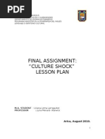 Final Assignment: "Culture Shock" Lesson Plan