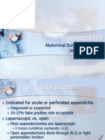 Appendectomy: Abdominal Surgery Curriculum Jen Basarab-Tung