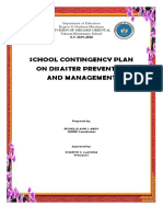 Tes School Contingency Plan