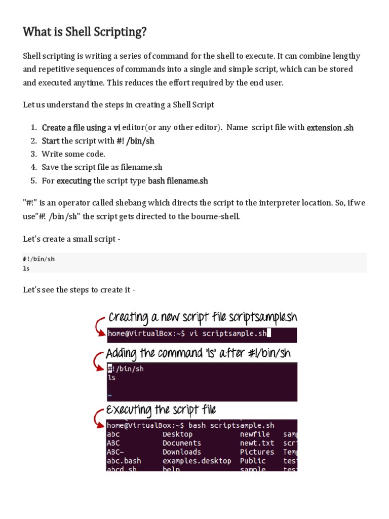 What Is Shell Scripting | PDF | Unix Software | Software Development
