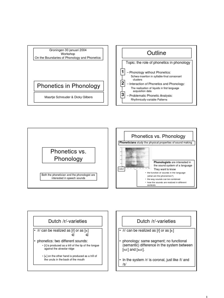 Phonetics and Phonology Interactions | PDF | Phonology | Phonetics