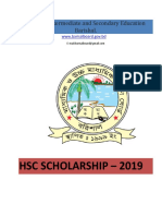 HSC Scholarship Result of Barishal Board  