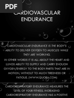 Cardiovascular Endurance