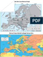 Letak dan Luas Benua Eropa