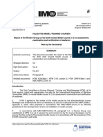 Report of The Review Group On The Draft Revised Model Course 3.12 On Assessment