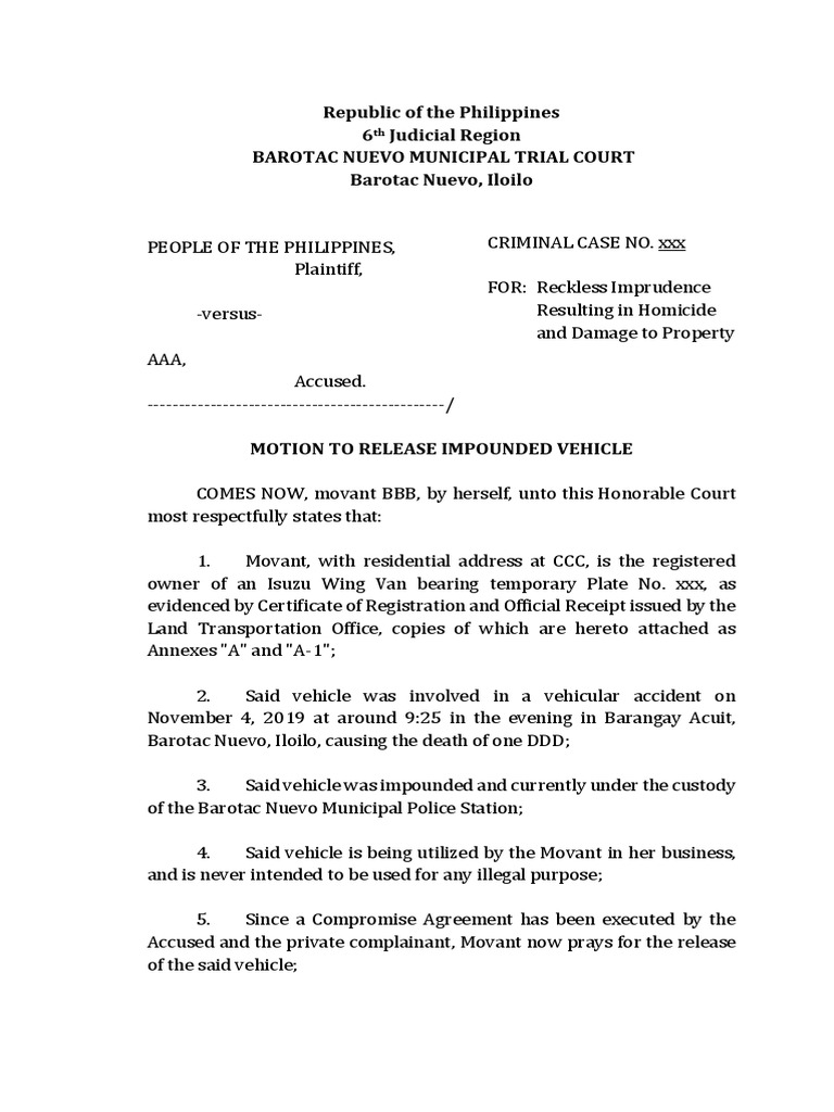motion-to-release-impounded-vehicle-pdf-government-institutions