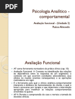 treino didático análise de contingências 