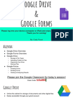 Google Drive and Google Forms