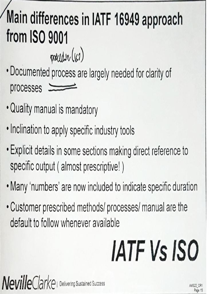 IATF 16949 2016 Interpretation and Implementation 19-20 | PDF