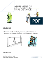 MEASURING VERTICAL DISTANCES WITH LEVELING