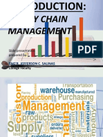 Supply Chain Management: Eng'R. Jefferson C. Salinas