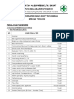 7.3.2.1 Standar Peralatan Klinis Di Puskesmas